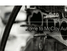 Tablet Screenshot of mccloyautomotive.com.au